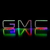 2007-2024 GMC Sierra Flow Series RGBW Multicolor LED BADGE EMBLEM LOGO