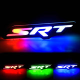 Flow Series SRT RGBW LED Badge Emblem Logo / Dodge Charger / Challenger / Chrysler / JEEP