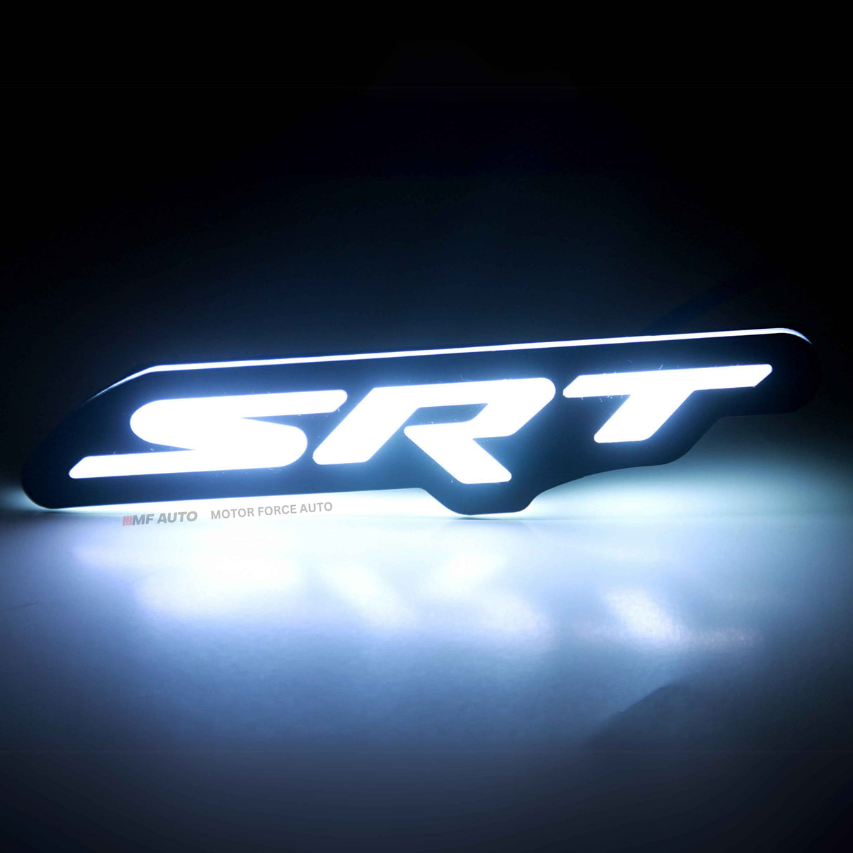 Flow Series SRT RGBW LED Badge Emblem Logo / Dodge Charger / Challenger / Chrysler / JEEP