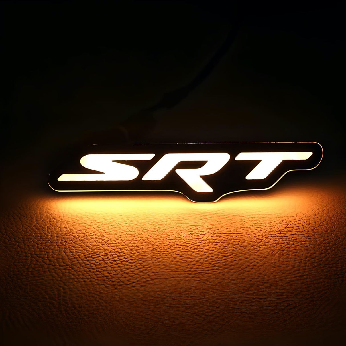 Multicolor SRT Style RGB LED Emblem Grille Badge / Dodge Charger / Challenger /  Chrysler 300 / JEEP