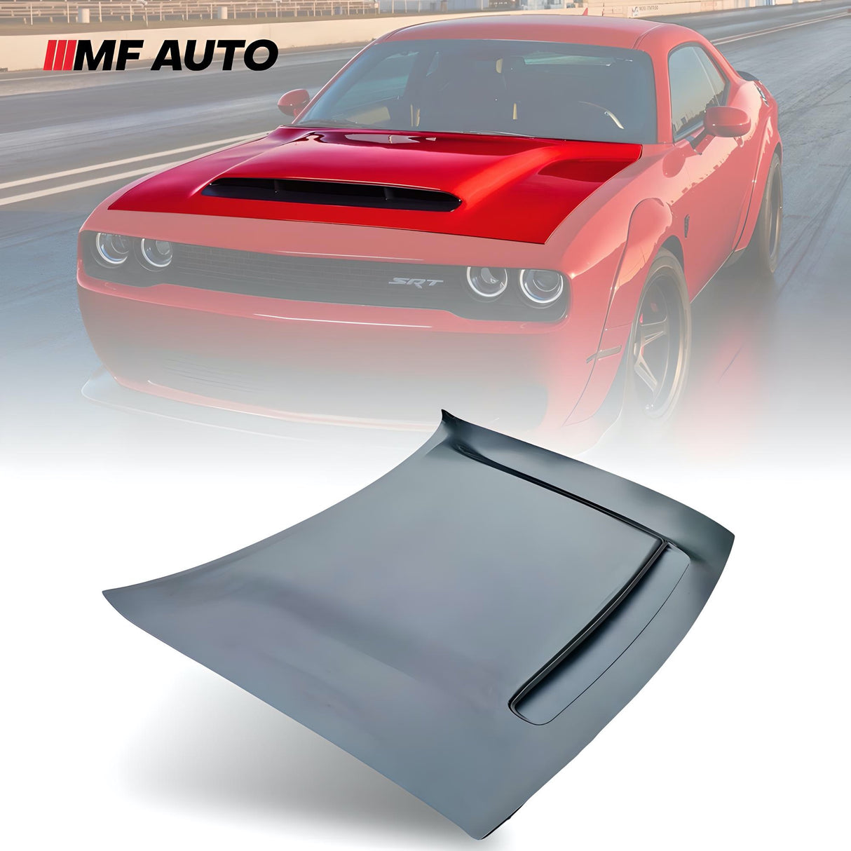 2008 - 2023 Dodge Challenger / Demon Style Aluminum Hood