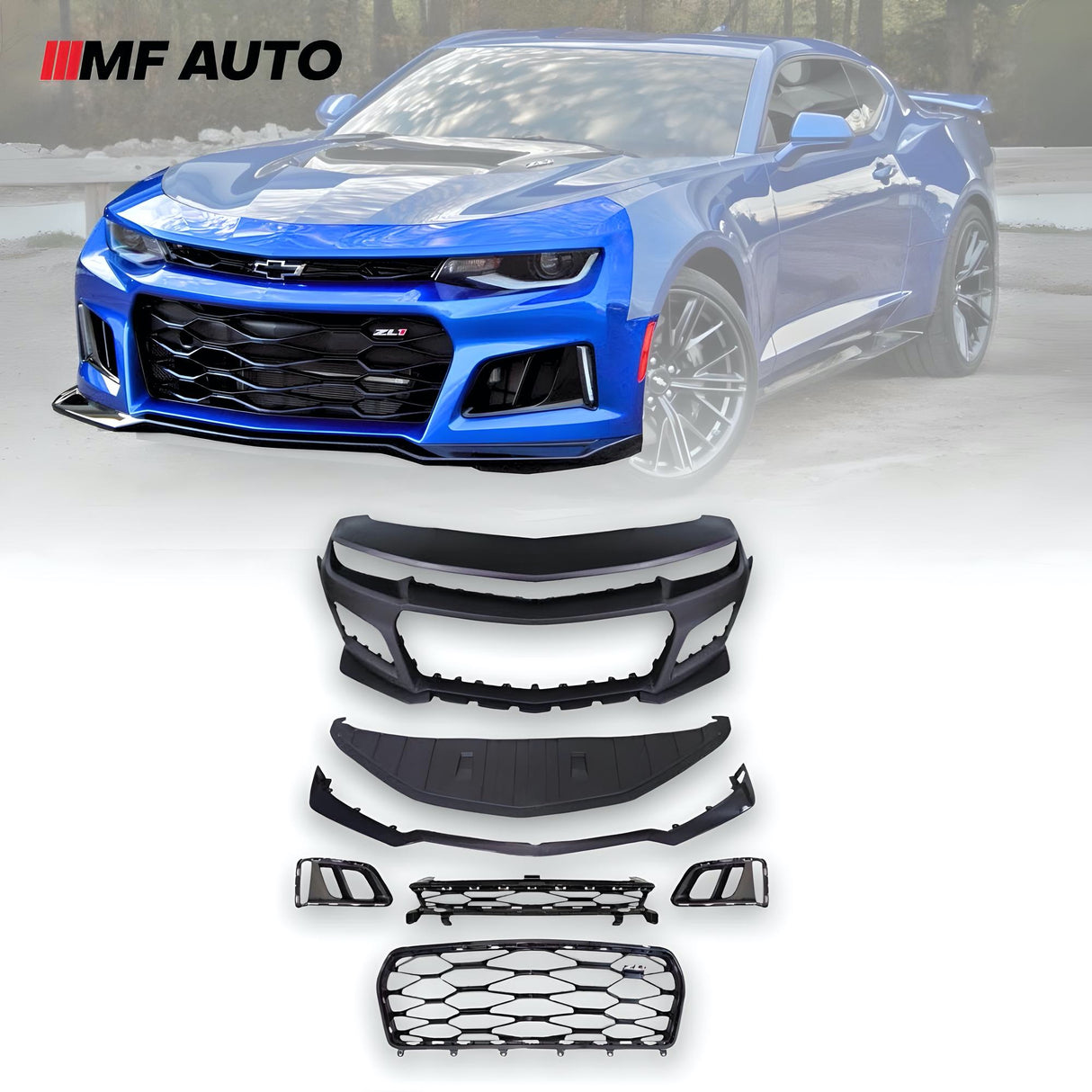 2010-2014 Chevrolet Camaro / ZL1 Style Front Bumper Kit for 5th Generation