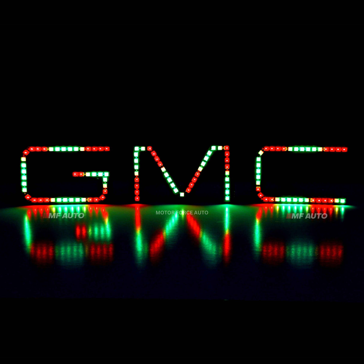 Over 120 sequential light patterns available in the GMC Sierra Flow Series LED Emblem.