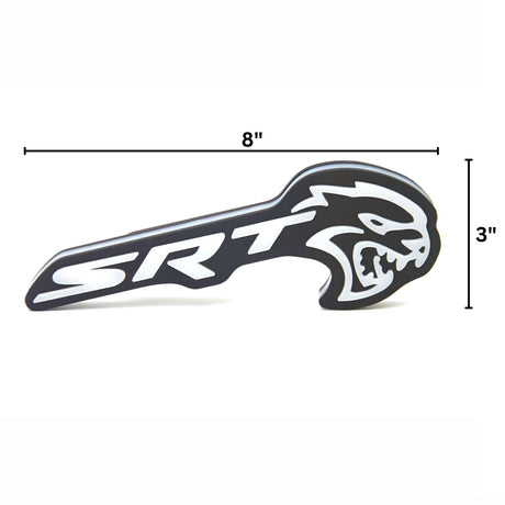 Attention-grabbing Flow Series RGBW LED SRT Hellcat Emblem, perfect for car shows and creating bold statements.